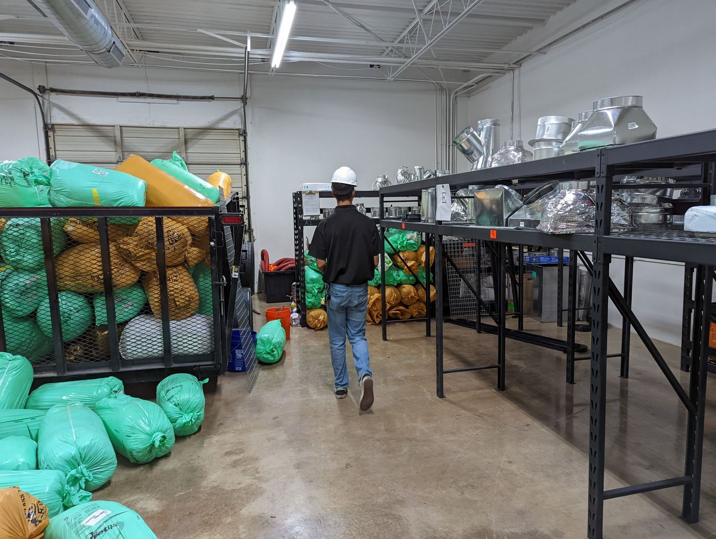 The Dad's shop, stocked and organized like everything else we do.
